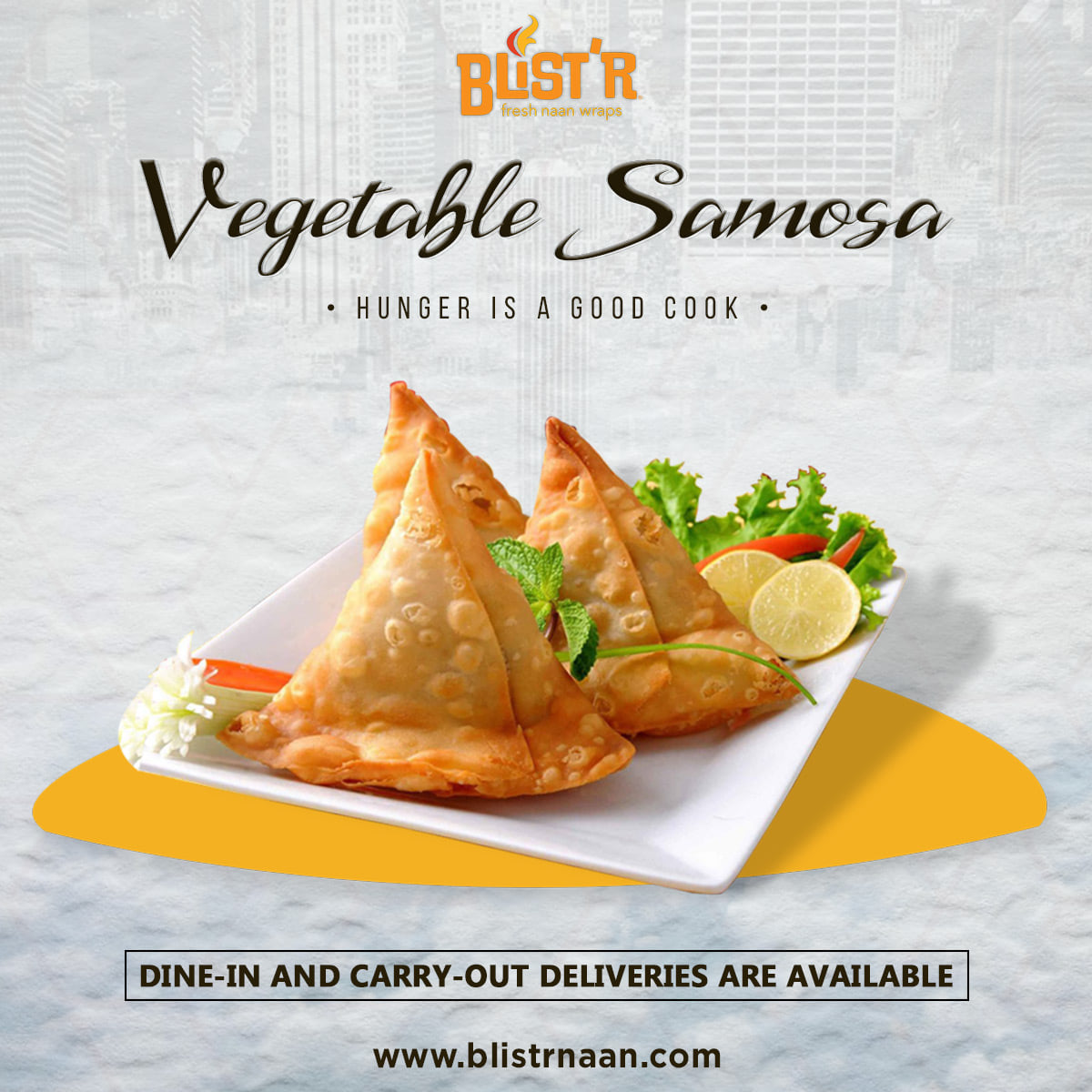Delicious & Crispy Vegetable Samosa